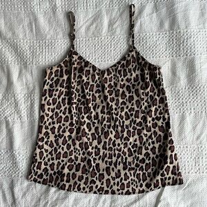 Vintage Leopard Print Tank Top